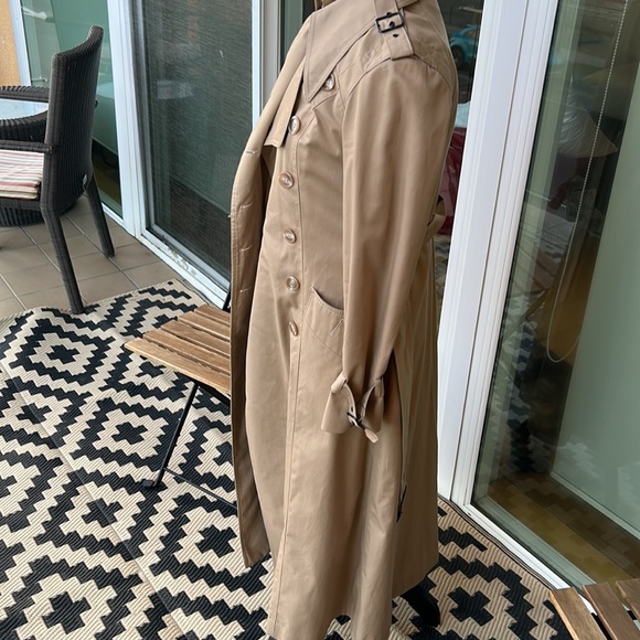 EUC Fox Run Military Grade Full Length Trench with Removable Liner + Belt - Picture 3 of 7